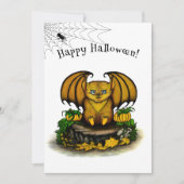 Carte Bat d'Halloween mignonne (Devant)