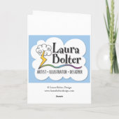 Carte bat mitzvah (Dos)