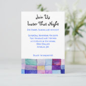 Carte Bat mitzvah de partie de l'ARBRE DE PATCHWOR (Debout devant)