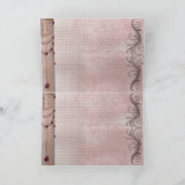 Carte Bat mitzvah design en marbre - Customisé (Intérieur)