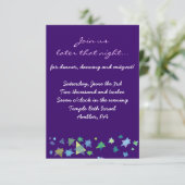 Carte Bat mitzvah Invitation de l'arbre de vie (Debout devant)