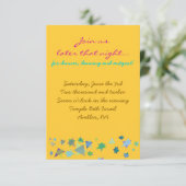 Carte Bat mitzvah Invitation de l'arbre de vie (Debout devant)