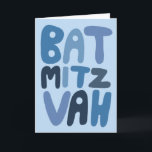 Carte BAT MITZVAH Lettres Bulles Modernes Personnalisabl<br><div class="desc">Texte dessiné à la main par moi pour vous. Ajoutez votre propre texte à l'intérieur de la carte ou changez les couleurs de fond. Pour plus de conceptions et de couleurs, consultez ma boutique ! Ou laissez-moi savoir si vous souhaitez quelque chose de personnalisé. J'ai également du papier d'emballage assorti...</div>