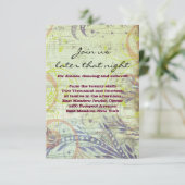 Carte Bat mitzvah MUSICAL POPPY ROUGE (Debout devant)