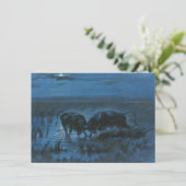 Carte Bataille au clair de lune (Bataille de buffles d'e (Debout devant)