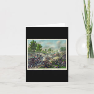 Carte Bataille D'Antietam Peinture Guerre Civile Bataill