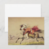 Carte Bataille De Blue Water Creek Par Alfred Jacob Mill (Devant / Derrière)