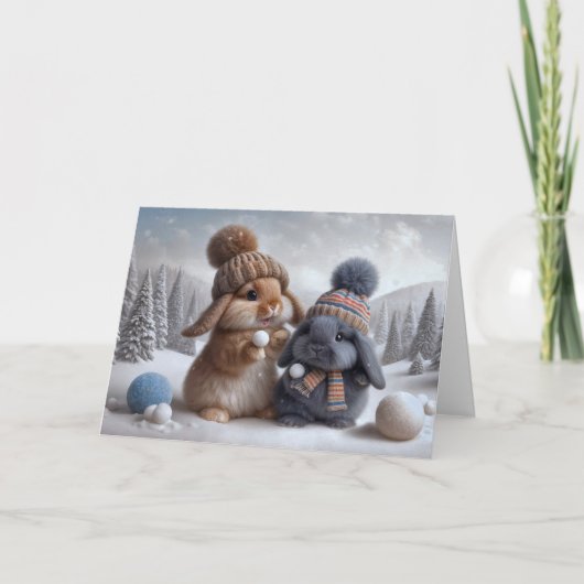Carte Bataille de boules de neige (Devant)