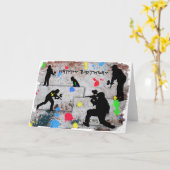 Carte Bataille de Paintball (Fleur jaune)