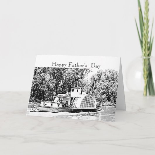 Carte Bateau à pédales sur Murray River Victoria Nosalgi (Devant)