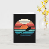 Carte Bateau à roues Sunset Retro (Fleur jaune)