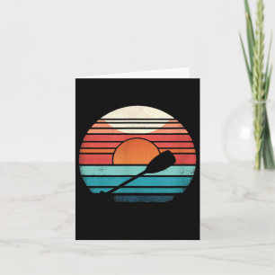 Carte Bateau à roues Sunset Retro