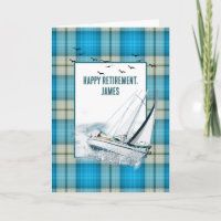 Bateau À Voile De Retraite Sur Plaid