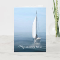 Bateau À Voile Sur Blue Water Sympathie