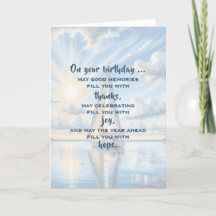 Carte Bateau Anniversaire Avec Lever Du Soleil