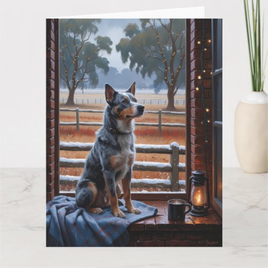 Carte Bateau Australien Avec Les Lumières De Noël (Devant)