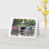 CARTE BATEAU CANAL (Fleur jaune)