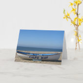 Carte Bateau * Cape May, NJ (Fleur jaune)