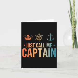 Carte Bateau cool Capitaine Art Pour Hommes Femmes Voili