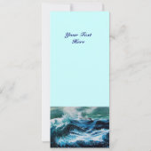 Carte Bateau dans la mer dans la tempête (Dos)