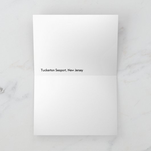 Carte Bateau dans l'eau (Intérieur)