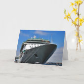 Carte Bateau de croisière (Fleur jaune)