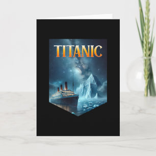 Carte Bateau de croisière Titanic Iceberg 1912 Rms Voyag