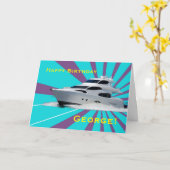 Carte Bateau de vitesse (Fleur jaune)