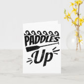 Carte Bateau Dragon Design Paddup (Fleur jaune)