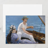 Carte Bateau | Édouard Manet (Devant / Derrière)