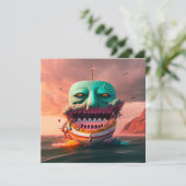 Carte Bateau effrayant (Debout devant)