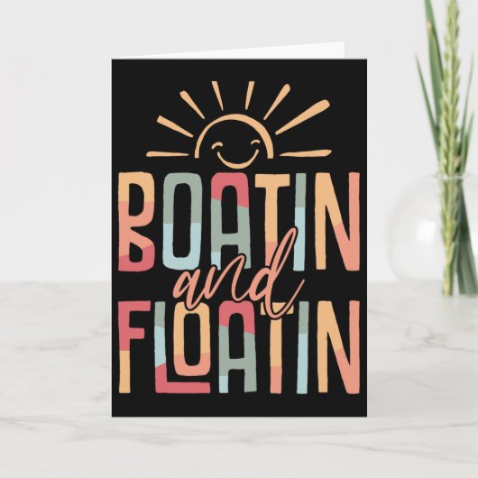 Carte Bateau et flottaison Vacances d'été Vie lacustre R (Devant)