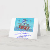 Carte Bateau oh ! (Dos)