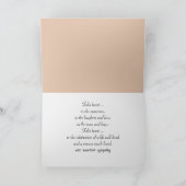 Carte Bateau Old Row sur Calm Lake Sympathy (Intérieur)