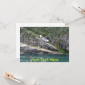 Carte Bateau Personnalisable en Cornouailles (Devant/Arrière en situation)