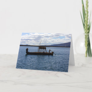 Carte bateau péruvien