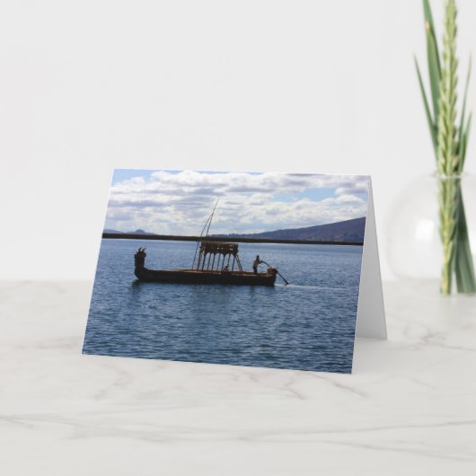 Carte bateau péruvien (Devant)