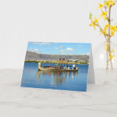 Carte bateau titicaca (Fleur jaune)