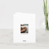 Carte Bateaux à rames : Derwentwater (Dos)