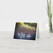 Carte Bateaux à voile dans une baie (Devant)