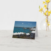 Carte Bateaux chez les Bermudes (Fleur jaune)