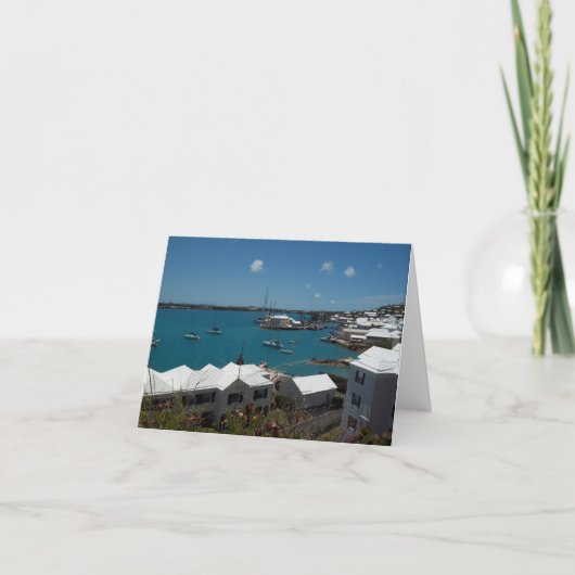 Carte Bateaux chez les Bermudes (Devant)