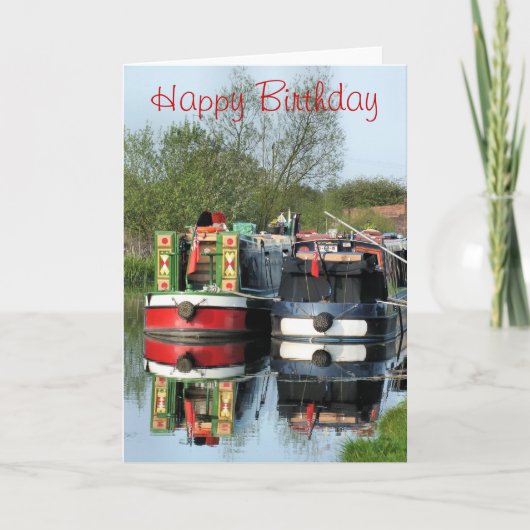 CARTE BATEAUX DE CANAL (Devant)