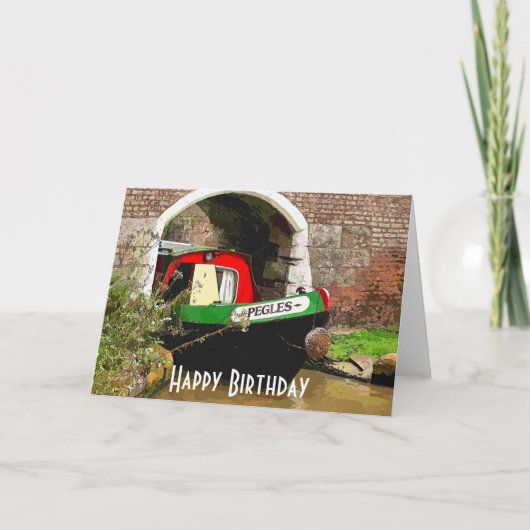 CARTE BATEAUX DE CANAL (Devant)