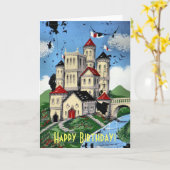 CARTE BATEAUX DE CANAL (Fleur jaune)