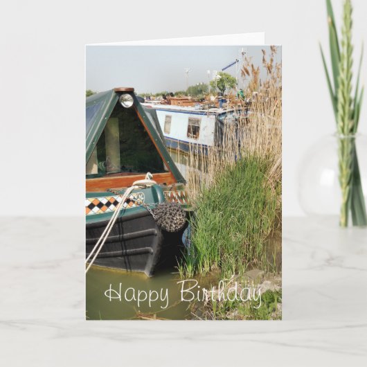 CARTE BATEAUX DE CANAL (Devant)