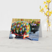 CARTE BATEAUX DE CANAL (Fleur jaune)