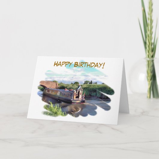 CARTE BATEAUX DE CANAL (Devant)