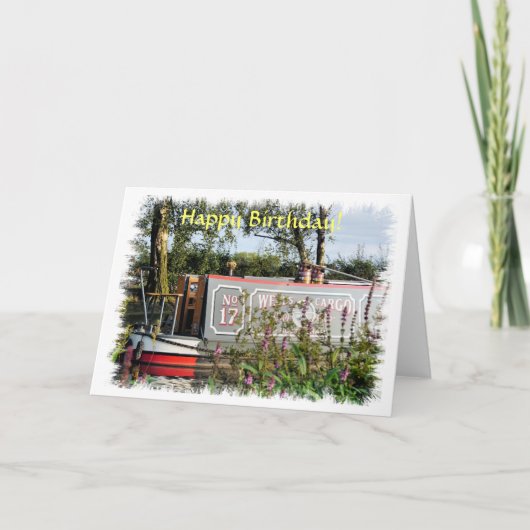 CARTE BATEAUX DE CANAL (Devant)