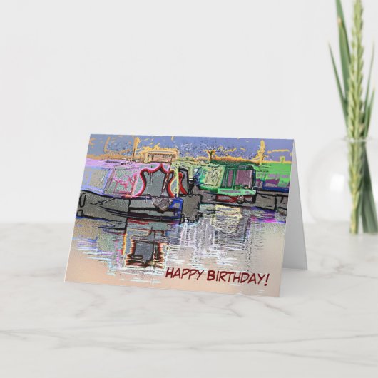 CARTE BATEAUX DE CANAL (Devant)